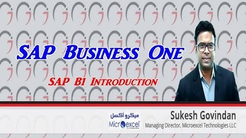 SAP Business One introduction
