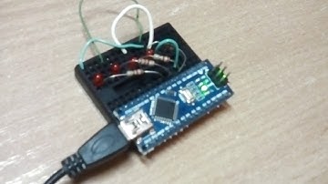 Бегущие огни на Arduino LED blinker