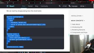 Learning React In 1 Hour Reading The Documentation Timelapse Study Session