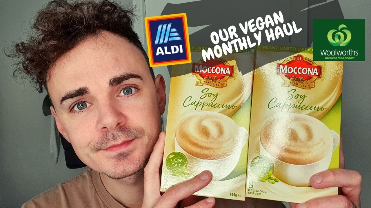 WOOLWORTHS & ALDI GROCERY HAUL 2020 WITH PRICES   Family of 4 VEGAN Monthly Haul Australia