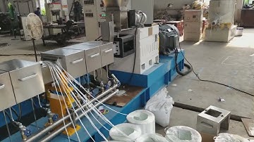 PP ABS PC PA compounding with fiberglass machine twin screw extruder plastic pelletizing machine