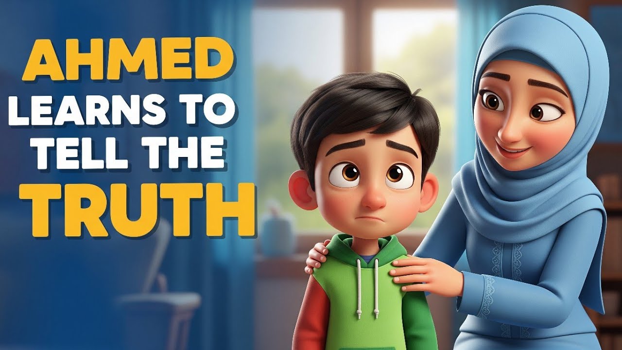 Ahmed Learns to Tell the Truth 🧡 | Islamic Kids Story | Honesty & Allah ...