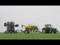 Обзор пневматической сеялки John Deere 1890 и зернового бункера John Deere 1910