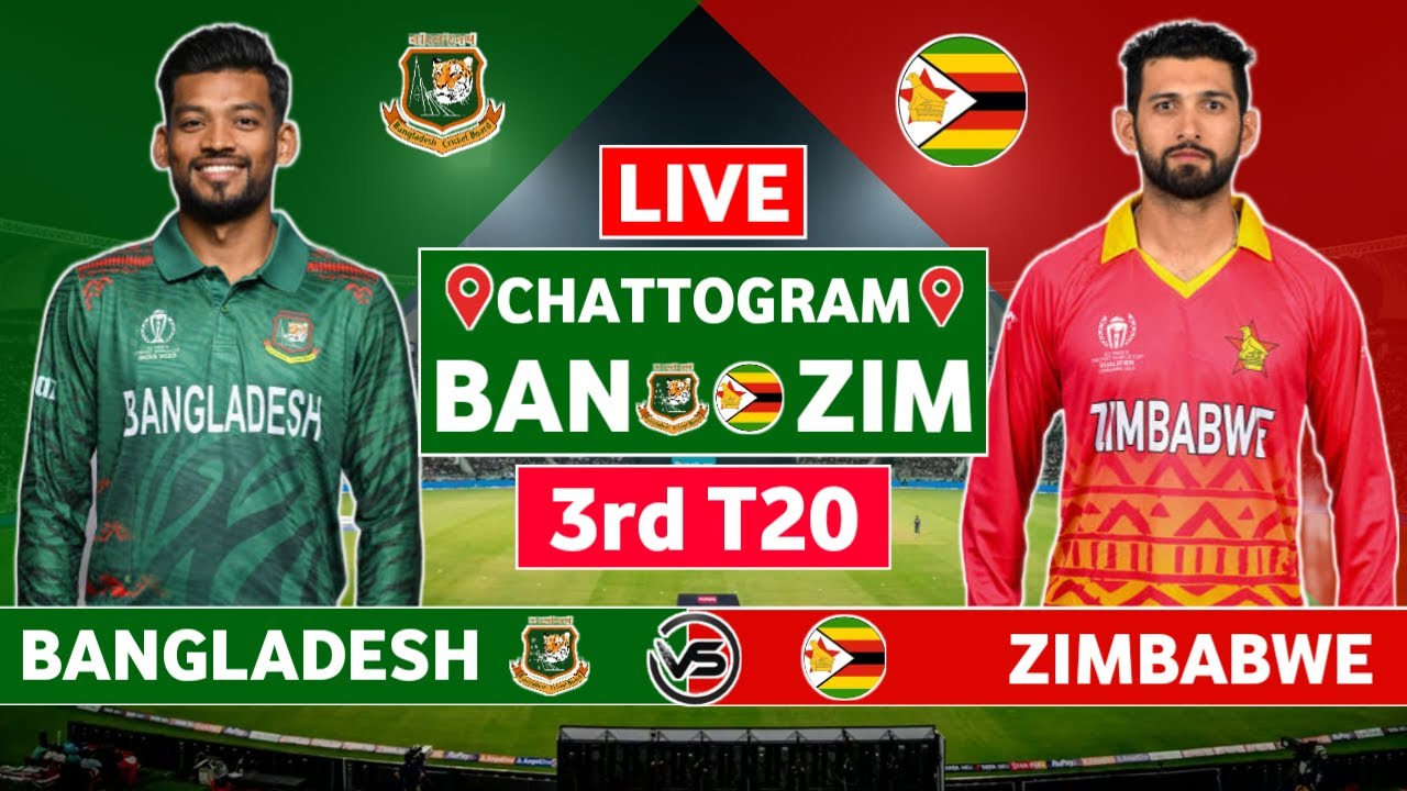 Bangladesh vs Zimbabwe 3rd T20 Live Scores BAN vs ZIM 3rd T20 Live Scores & Commentary YouTube