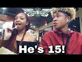 I TOLD MY LITTLE SISTER HER BOYFRIEND&#39;S REAL AGE AND THIS HAPPENED.... | WINGSTOP MUKBANG!