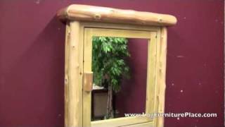Rustic Bathroom Medicine Cabinet from the Cedar Lake Collection