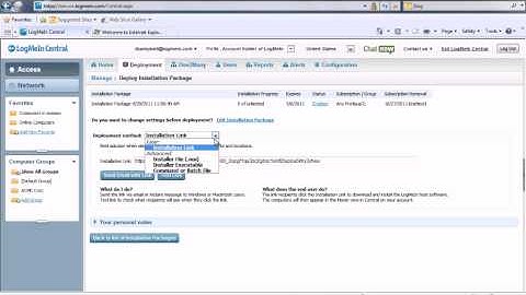 LogMeIn Central for Remote Desktop Management, Monitoring and Automation