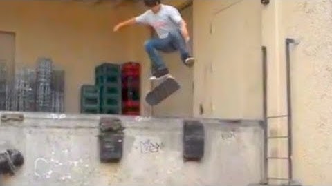 Kick Flip Loading Dock... In the Skinny Jeans🤦😆