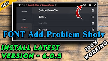 New Update || Install Kinemaster Latest Version 6.0.5 2022 || Add Custom Font || All Problem Solve😍