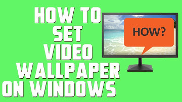 How To Set Video Wallpaper or Set a Video as Desktop Wallpaper or desktop live wallpapers on Windows