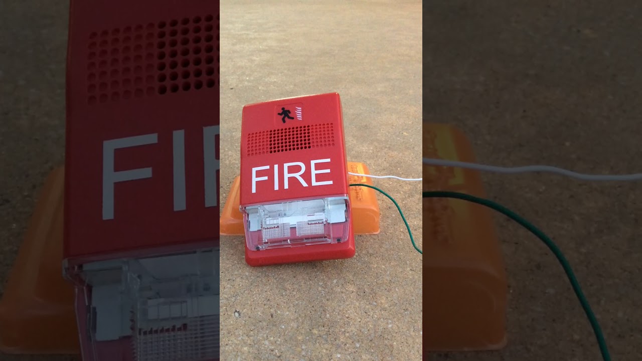 Testing the Edwards Genesis Red Horn Strobe With Lettering