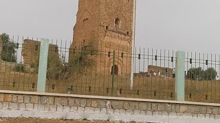 تلمسان صومعة مسجد المنصورة والذي بناه المرينيون أثناء حصار عاصمة الزيانيين تلمسان (1299-1307)