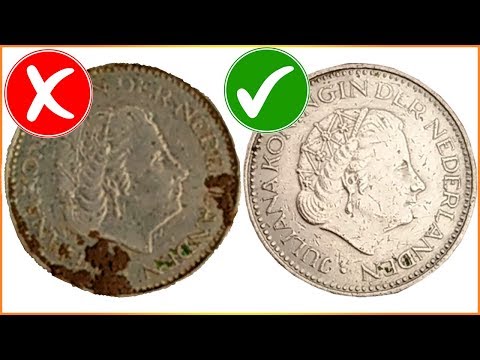 Restoration Of 1980 Century Coin-Juliana Koningin Der Nederlanden-1 Gulden-Collection/Memorial Coins