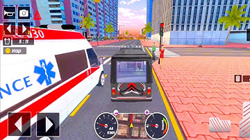 Tuk Tuk auto rickshaw driver 3D game - #83 auto rickshaw driving game - Android iOS Gameplay