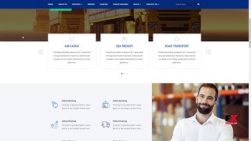 Start.ly -” Logistics, Cargo and Transportation Website Template