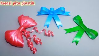 Membuat pita kado dari pita jepang || dekorasi pita hias || ornamen natal