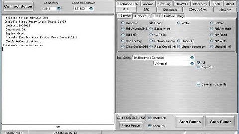 how to fix miracle box start button version 2.82 working 2023