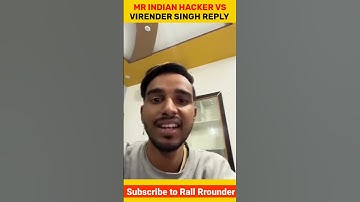 @MRINDIANHACKER vs @virendersinghvlogs 😡|Virender singh Angry Reply to Mr Indian hacker #shorts