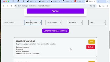 Full Stack Web development project using FastAPI, Next.js, POSTGRE SQL, Groq AI Inference, Render