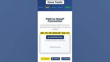 How to Convert PNG to WebP in 10 Seconds #shorts #hacks #freetools