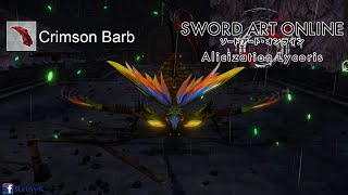 How To Get Crimson Barb |Sword Art Online: Alicization Lycoris