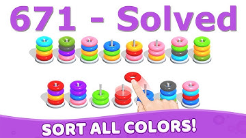 Color Hoop Stack - Level 671