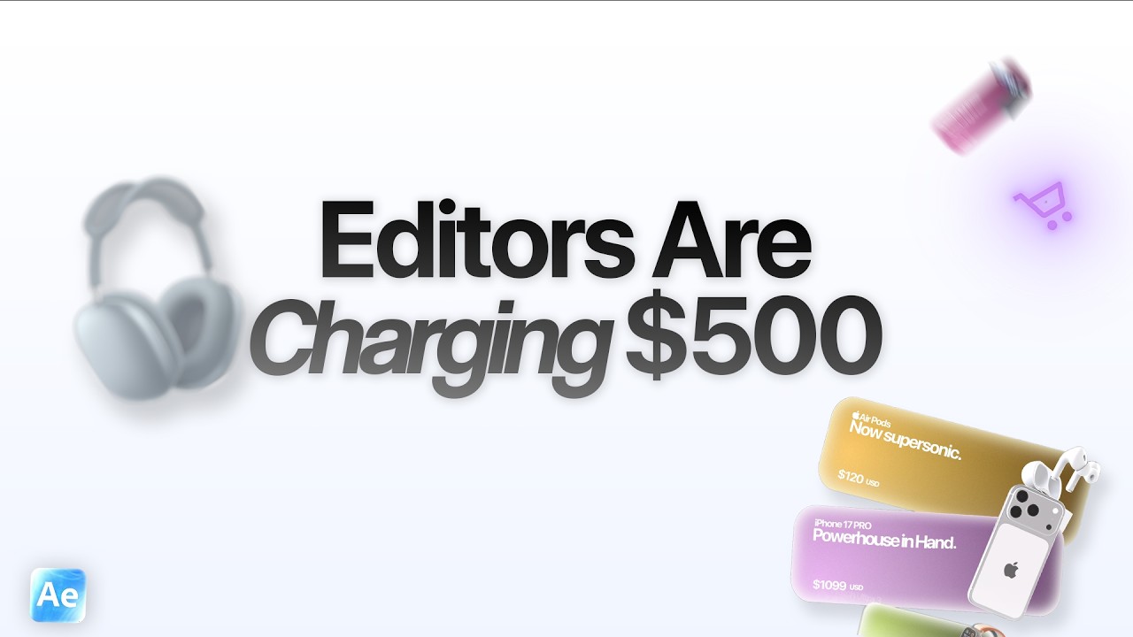 Editors Are Charging $500 for This Apple-Style Animation (Full Tutorial)