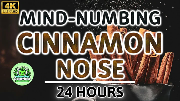 Mind-numbing Cinnamon Noise (24 Hours) BLACK SCREEN - Study, Sleep, Tinnitus Relief and Focus