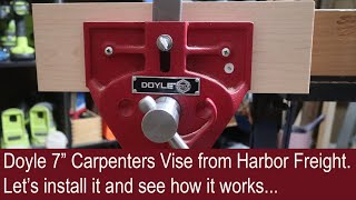 Doyle Woodworking (Carpenters) vise at Harbor Freight...