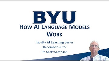 Faculty AI Learning series Unit 1.2: How LLMs work - under the hood