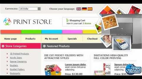 Download Print Shop OsCommerce Template by  Delta TM