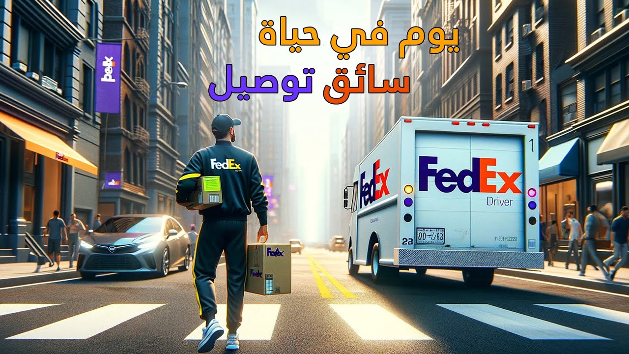 اشتغلت سائق توصيل شركة فيديكس في كندا