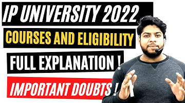 IMPORTANT- IP UNIVERSITY List of Courses offered 2022 Admission Support |GGSIPU 2022