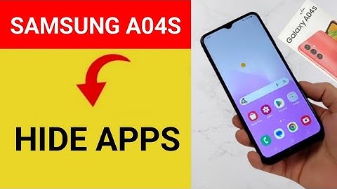 how to hide app Samsung galaxy A04s, App hide kaise kare