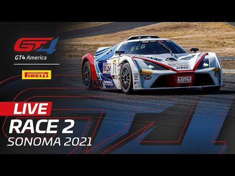 LIVE - SONOMA - RACE 2 - PIRELLI GT4 AMERICA 2021