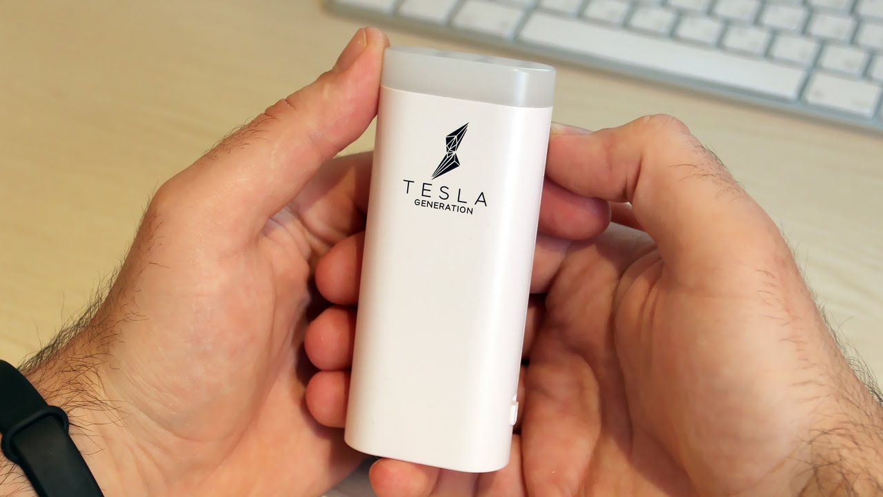 Портативная Батарея Tesla 4000 mAh - YouTube