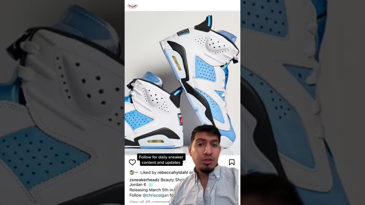 Jordan 6 UNC Sneakers Nike Unc Jordan6