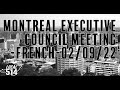 Montreal municipal council meeting  2022 02 09