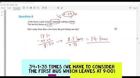 IGCSE Math, Topicalized PYP questions, 1.9: Time