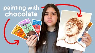 i tried painting with mr beast’s feastables chocolate… by camileon 18,794 views 11 months ago 6 minutes, 8 seconds