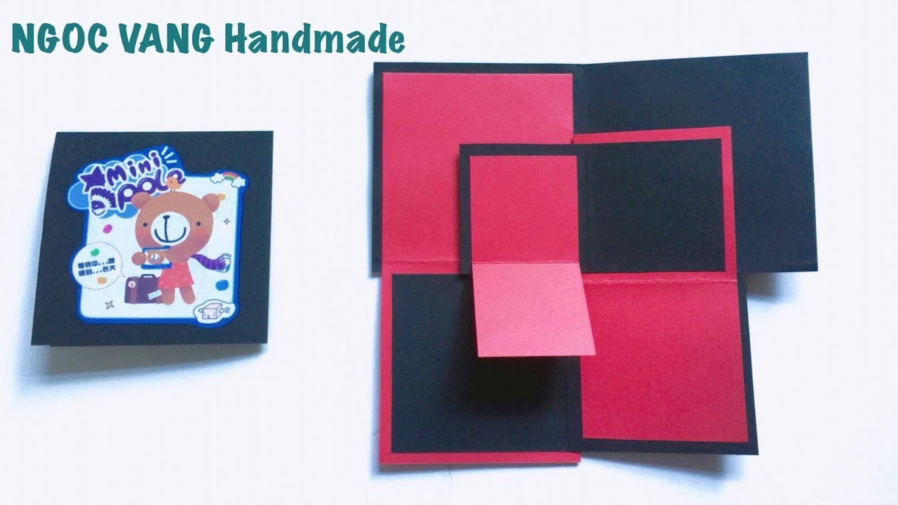 Làm thiệp hình MÊ CUNG để ẢNH cực độc ( Maze card ) -... - youtube