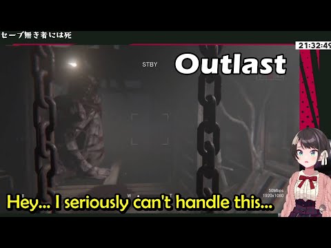 Subaru Can't Help But Be Scared and Wants to Cry When Playing Outlast 2【Hololive Eng Sub】