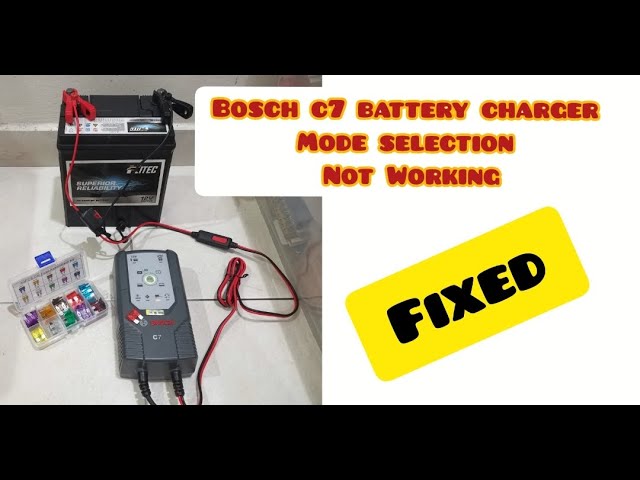 BOSCH C7 Battery Charger Bedienungsanleitung