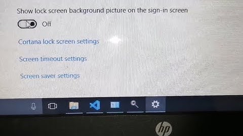 how to remove lock screen background picture from sign in screen