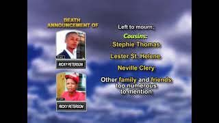 Ricky Peterson ~ Long Obituary