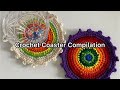 Elegant Crochet Coasters Compilation