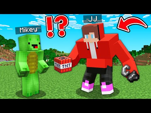 JJ Pranked Mikey As a ZOMBIE MUTANT in Minecraft Challenge