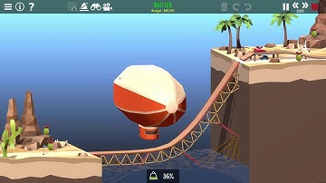 3 Solutions 4-13 Diagonal Drawbridge [Poly Bridge 2]