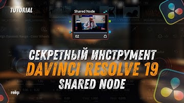 Секретный инструмент Davinci Resolve 19 - Shared Node
