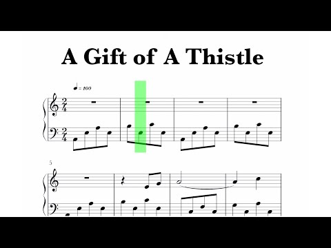 Braveheart - A Gift of a Thistle Sheet Music